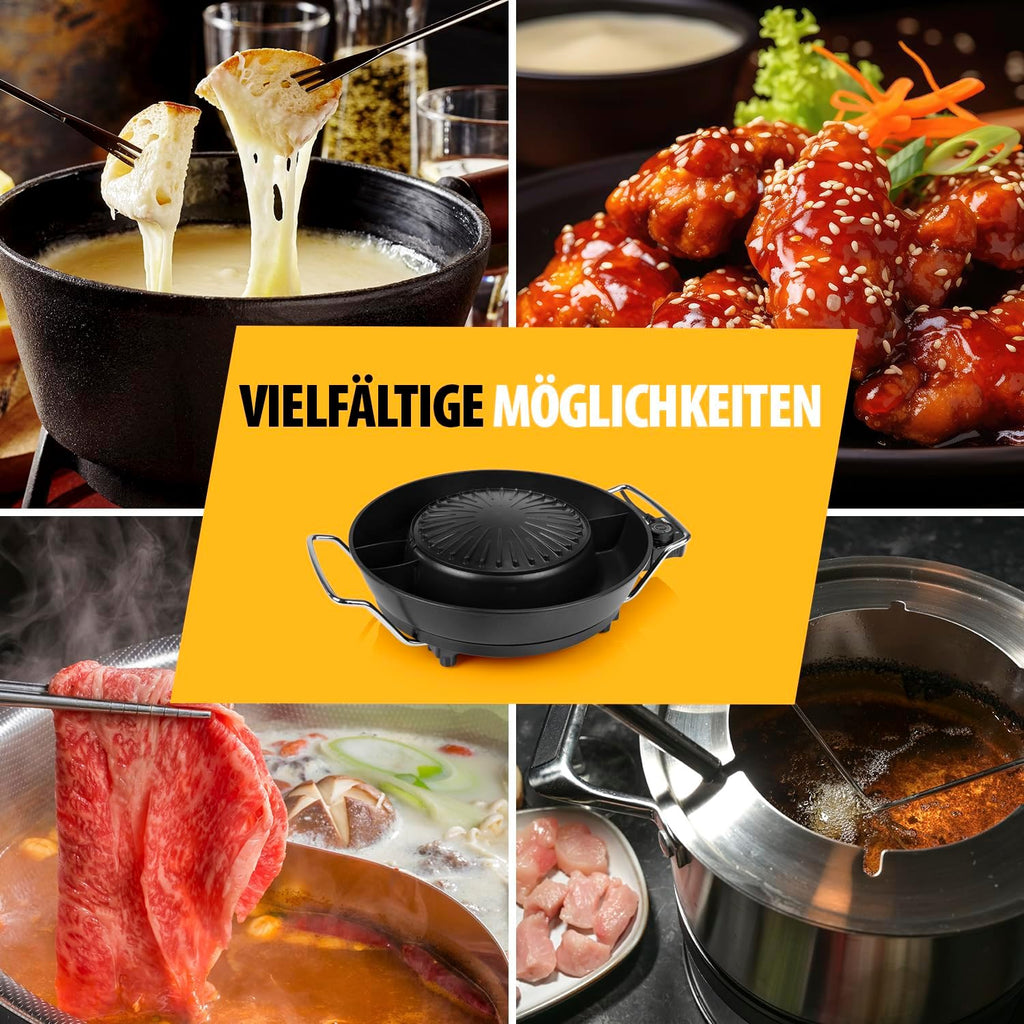 TRISTAR Korean grill and hot pot 36 cm 1800 W
