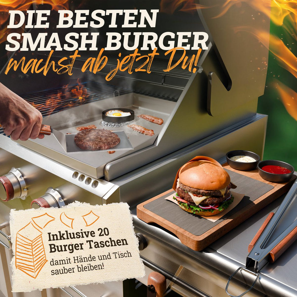 LIKAYA Burger bells set 3-piece smash burger set
