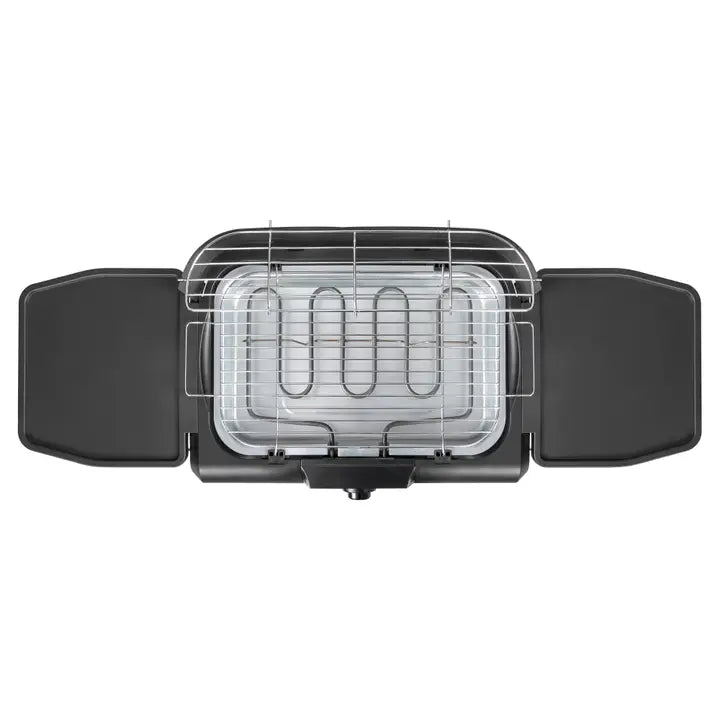 LIVOO 2-in-1 electric barbecue on stand
