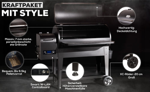 GEDA GRILL Pelletsmoker Odin 65