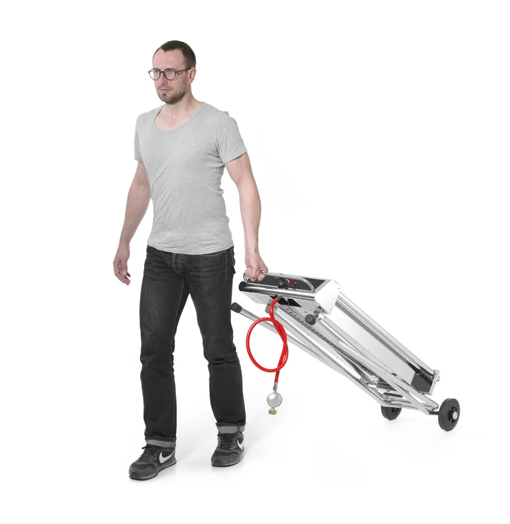 HENDI Xenon Pro professional gas power grill with folding base