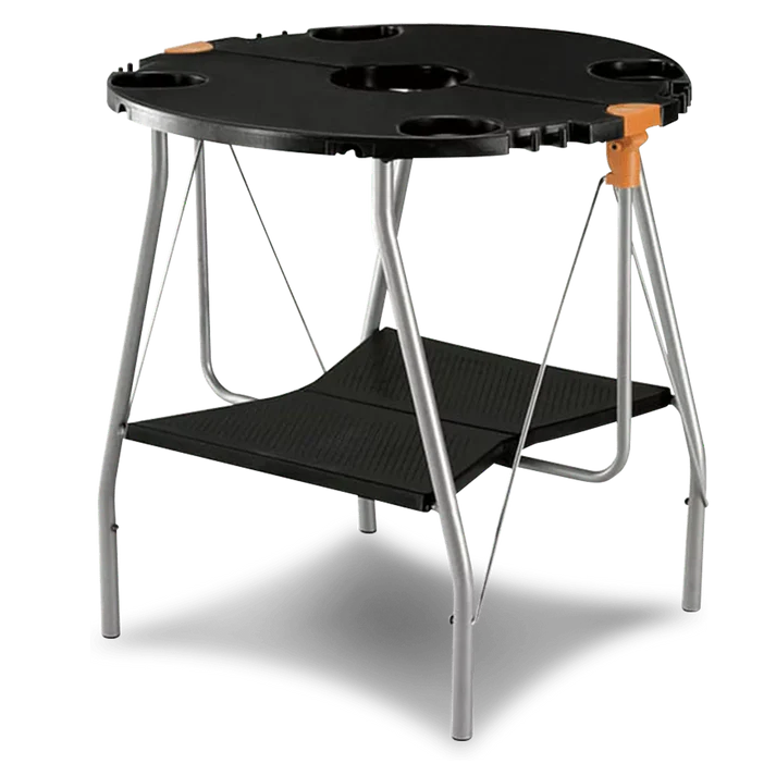O-GRILL O-Dock Table Black — Foldable Outdoor Grill Station for All O-Grill Models