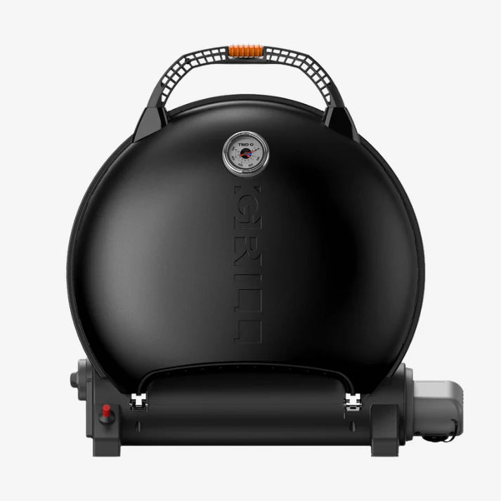 O-GRILL 600 Black — Large Capacity Portable Gas Grill with Thermometer