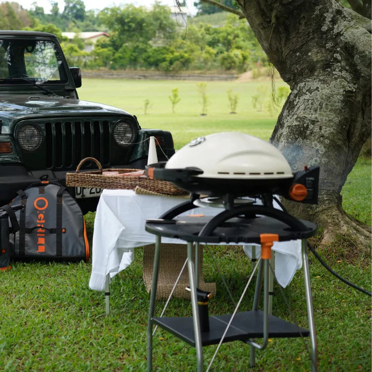 O-GRILL 900 Cream — Large Capacity Portable Gas Grill for Serious Outdoor Cooking