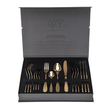 VARGEN & THOR Nimbus 16-piece cutlery set brass
