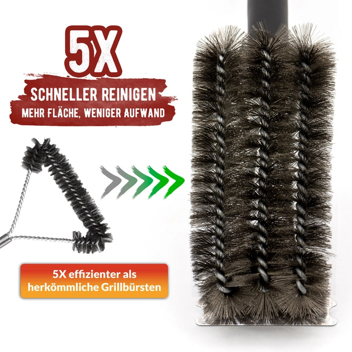 GRILLART Professional BBQ Grill Brush with 360° Cleaning System