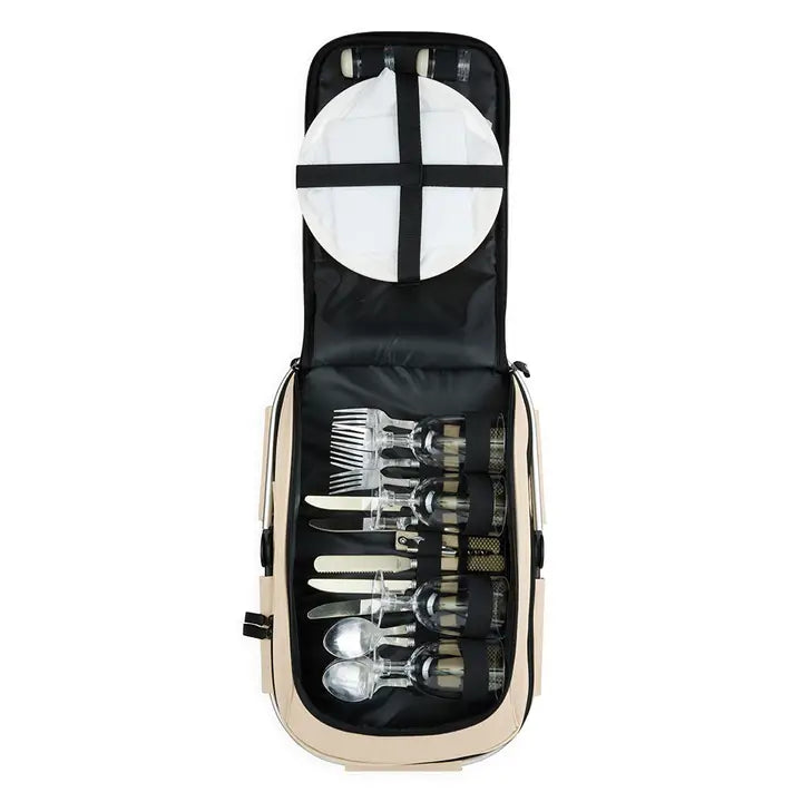 LIVOO Picnic basket for 4