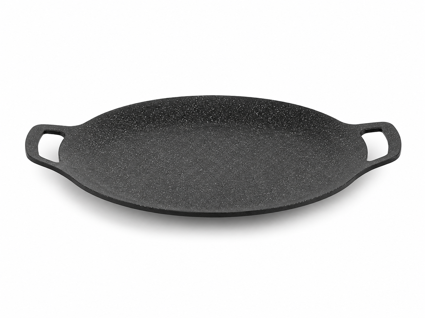 Kosun Korean Style Large Non-Stick Iron Griddle Skillet for Induction & Outdoor Cooking 38 cm