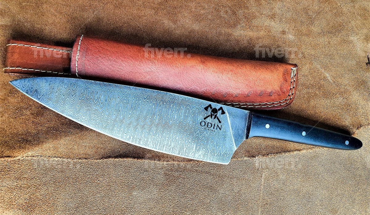 STERNSTEIGER Odin Viking damascus knife