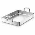LACOR MENAJE PROFESIONAL Chef-Aluminum roaster with fixed handle 45x32 cm