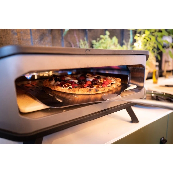 EZOOZA perforated stainless steel pizza peel Cozze 40 x 35 cm