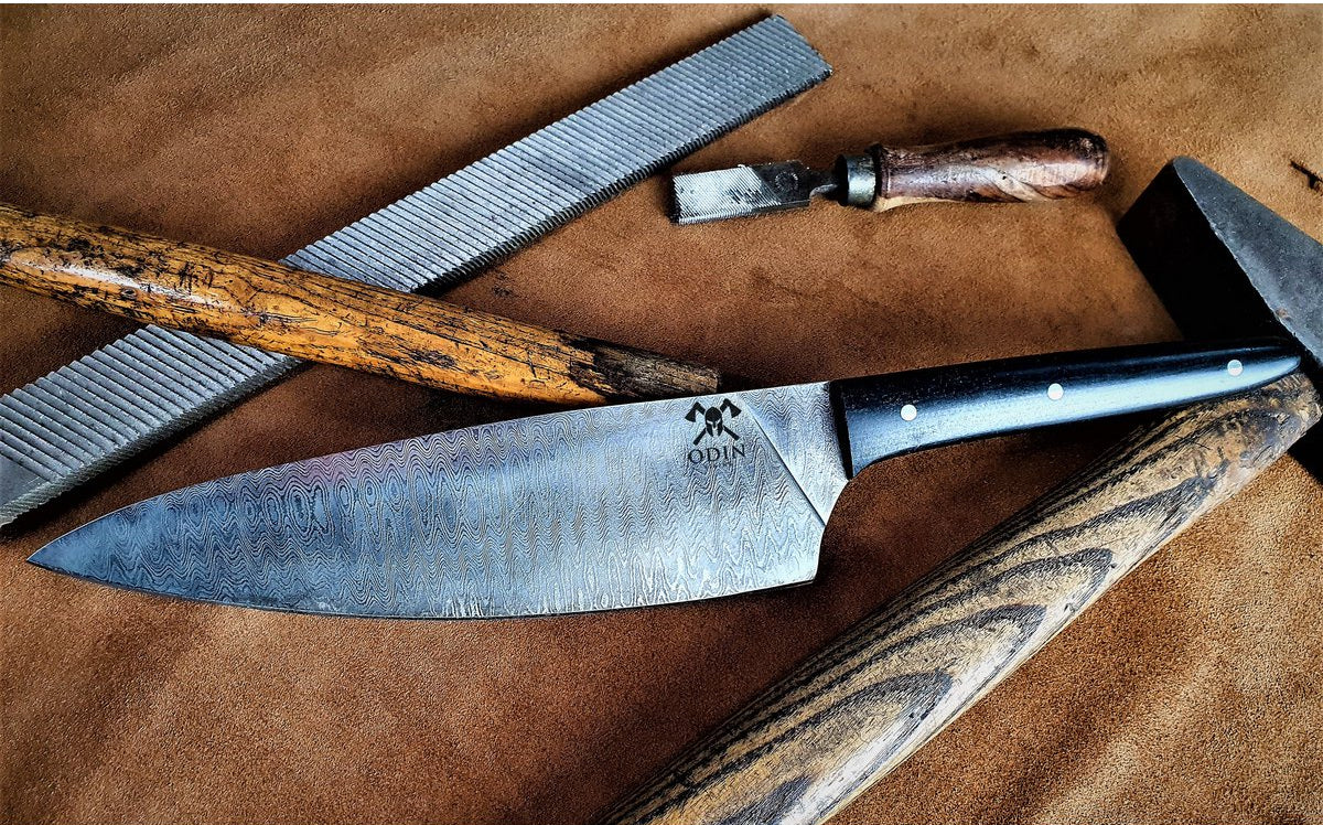 STERNSTEIGER Odin Viking damascus knife