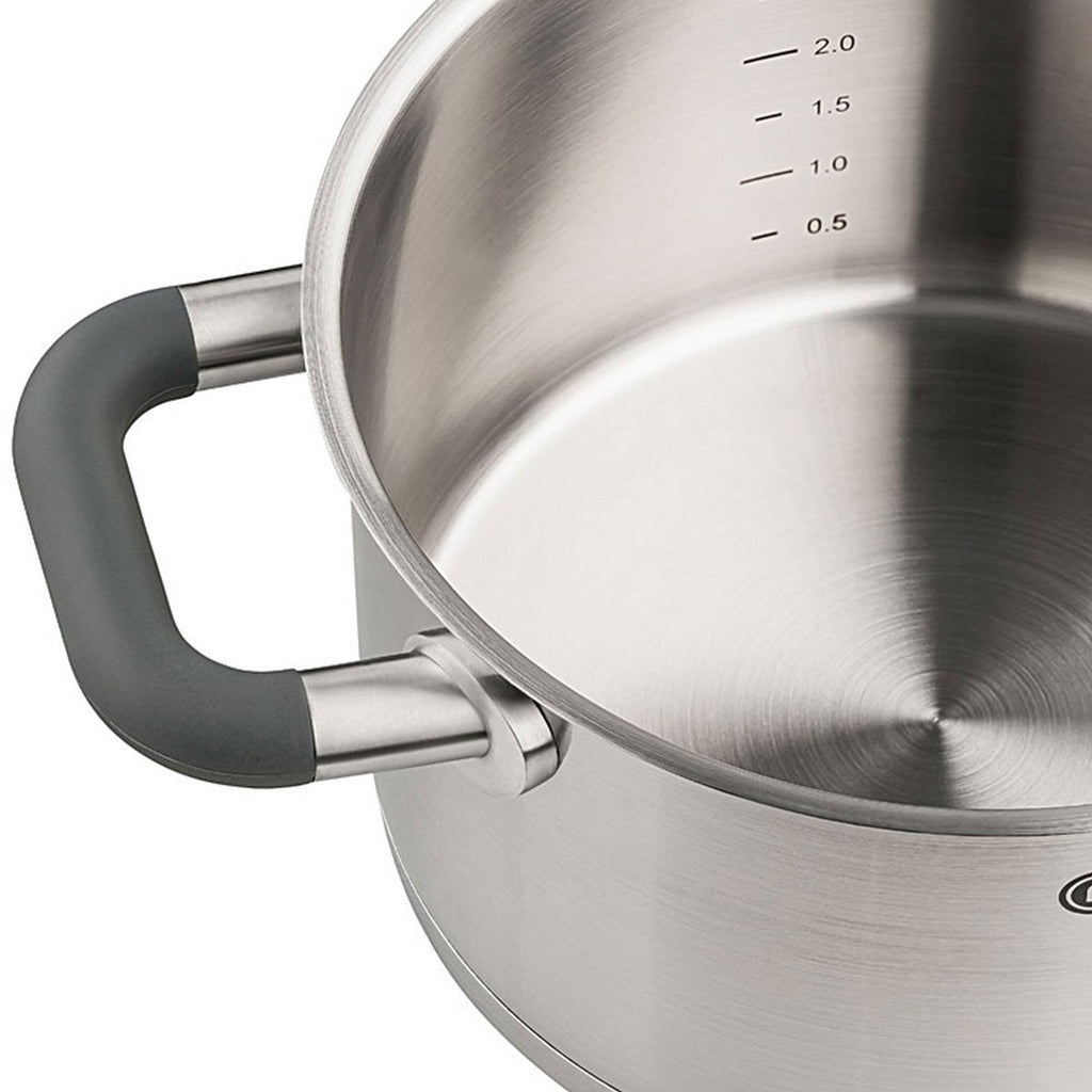 MULEX Lugano stainless steel pot set + serving pan 24 cm