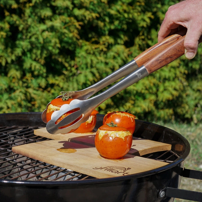 GRILLART Premium 3-piece barbecue cutlery set made from high-quality stainless steel