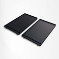 LUNAWAY Bbq Grill and Plane: Enameled cast-iron grill plate for BBQ