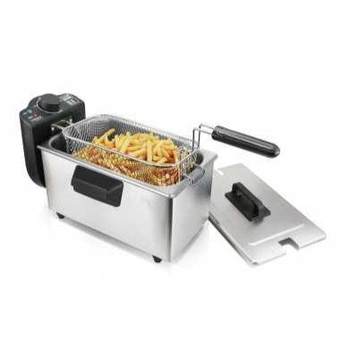 HAEGER Deep & Go electric fryer with stainless steel bowl 3L 2000W
