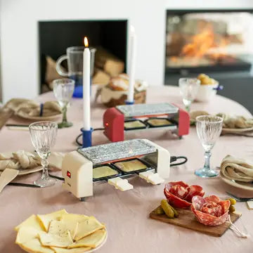 LIVOO Raclette for 2 connectable