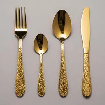 VARGEN & THOR Nimbus 16-piece cutlery set brass