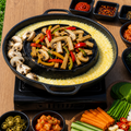 KOSUN Korean Barbecue Tray – Portable Non-Stick Grill Pan 34 cm