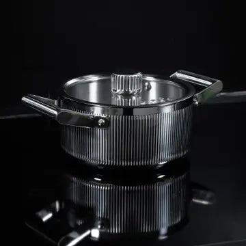 VARGEN & THOR Glima sauce pot 2L with lid 5-ply stainless steel