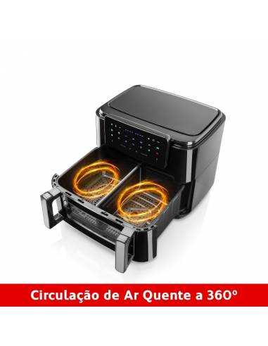 HAEGER Super Cook 10L Digital oil-free fryer with dual baskets