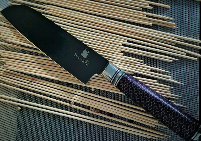 STERNSTEIGER Santoku Knife with Titanium Coating (Yukimura Collection)