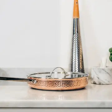 VARGEN & THOR Modell Y3 28cm sauté pan genuine copper