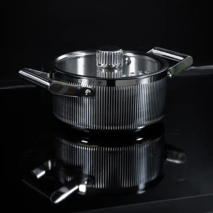 VARGEN & THOR Glima sauce pot 2L with lid 5-ply stainless steel
