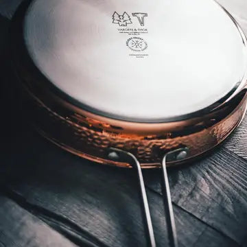 VARGEN & THOR Modell Y3 28cm sauté pan genuine copper