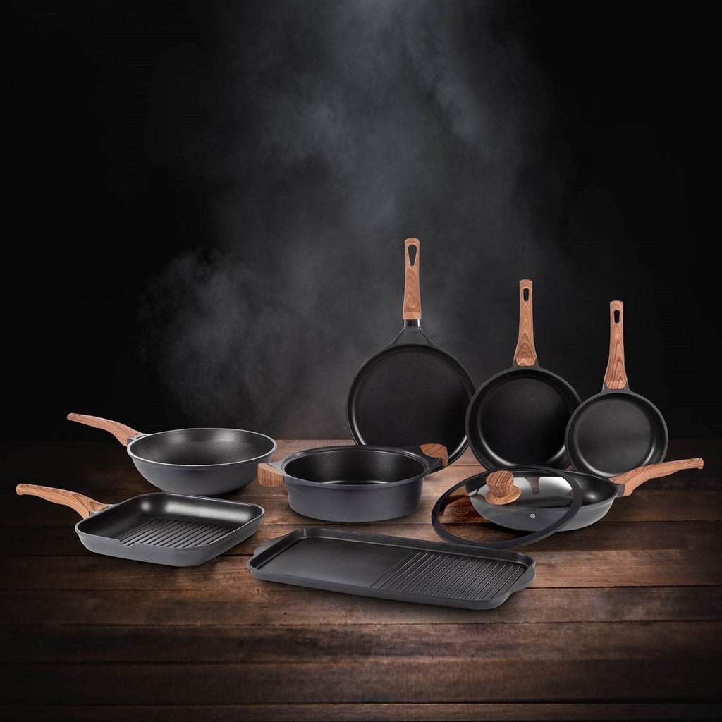 ROSMARINO Black Line low casserole pan 28 cm