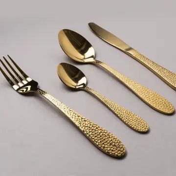 VARGEN & THOR Nimbus 16-piece cutlery set brass