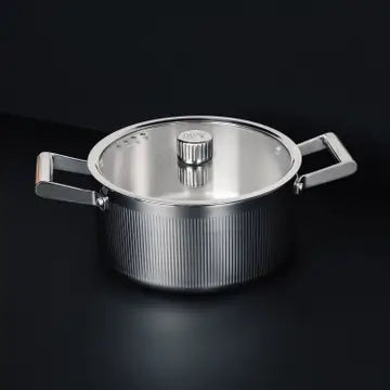 VARGEN & THOR Glima sauce pot 2L with lid 5-ply stainless steel