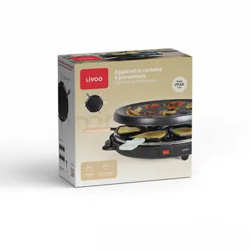 LIVOO Raclette grill for 6