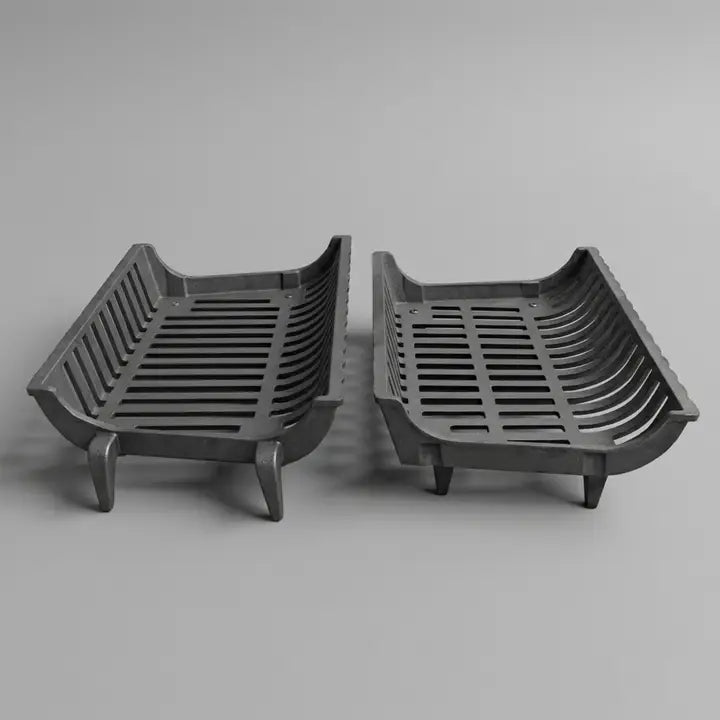 LUNAWAY Cast-iron log holder and brazier for fireplaces and stoves