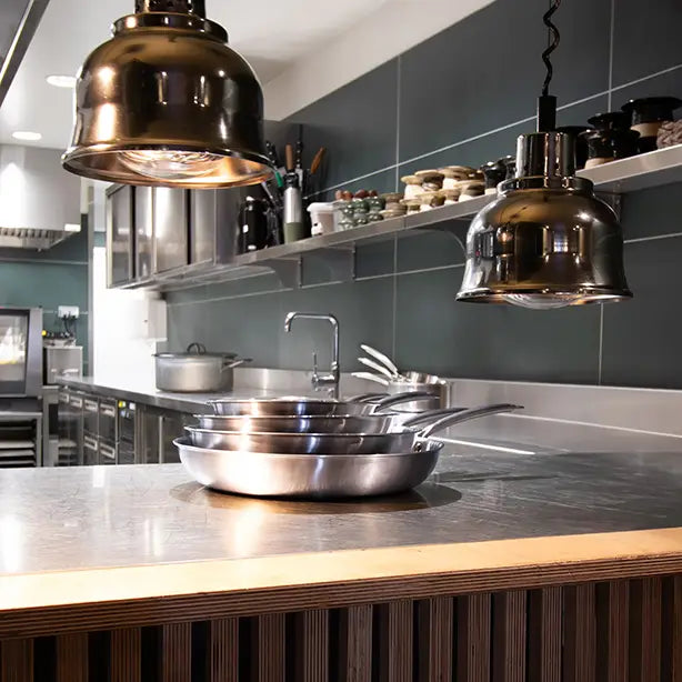 MENASTYL 5-piece triply stainless steel induction set