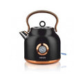 HAEGER Art Deco Black electric kettle in stainless steel 1.7L 2200W