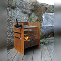 BORN IN SWEDEN Fuego fire basket and BBQ grill